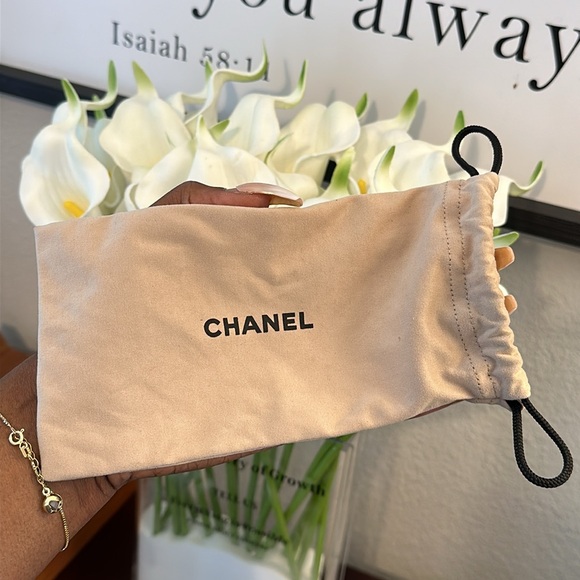 VINTAGE CHANEL Brown Gradient Pearl Cocomark Sunglasses 🕶️✨ - Picture 12 of 16